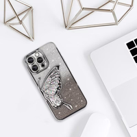 Tel Protect Butterfly Water Ümbris jaoks Iphone 16 Plus hõbedane