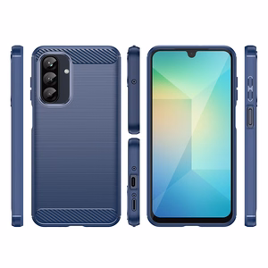 Carbon Ümbris jaoks Samsung Galaxy A26 - sinine