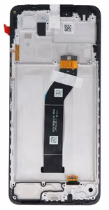 LCD screen Xiaomi Redmi 13C 4G/5G/Poco C65 koos touch screen ja frame Must original (service pack)