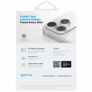 Uniq Optix Aeroshield Camera Module Protector for iPhone 17 Pro Max