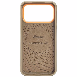 Nimmy Cool&Cute 2.0 Bear Ümbris jaoks iPhone 17 Pro Max - Beige