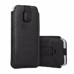 Wonder CARBON Ümbris (Size XXL) jaoks Samsung S25 Ultra/S24 Ultra/M35/M23/A16 5G/Xiaomi Redmi 14C BLACK