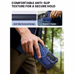 Supcase ArmorBox Mag MagSafe Ümbris for Samsung Galaxy S26 - tumesinine and must