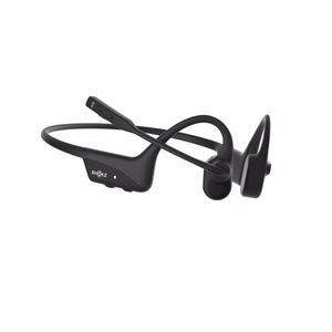 SHOKZ OpenComm2 UC 2025 juhtmevabad Bluetooth luujuhtivusega kõrvaklapid videokonverentsideks USB-C laadimispordiga ja USB-A adapteriga, mürasummutava mikrofoniga, mustad