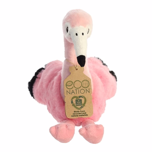 Eco Nation keskkonnahoidlik flamingo plüüslelu, 24 cm