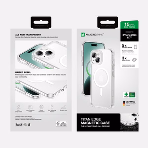 Amazing Thing Titan Edge Mag Ümbris 15FT IP156.7TEMCL jaoks Iphone 15 Plus läbipaistev