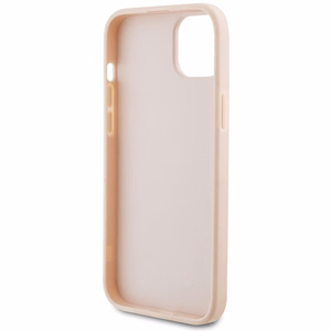 Karl Lagerfeld чехол для iPhone 15 Plus KLHCP15MPQKPMP (Quilted Pattern) розовый