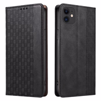 Magnet rihmaga ümbris iPhone 12 pouch rahakott + Mini Lanyard Pendant Must