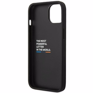 Ümbris BMW BMHCP14M22NBCK iPhone 14 Plus 6.7 "must / must Leather Carbon