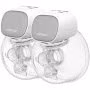 MOMCOZY M9 – wireless hands-free breast pump, grey, double set