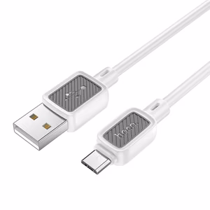 Kaabel USB A to Micro USB Hoco 2,4A 1 m X108 valge