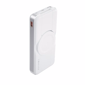 Forever wireless power bank MATB-300 10000 mAh magnetic 3in1 white