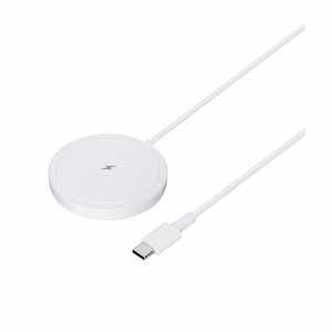 Traadita laadija BLUE STAR Charing Pad 15w ühilduv MagSafe valge