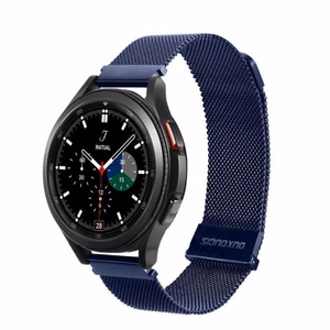 DUX DUCIS strap MILANESE stainless terasehall magnetic 20 mm sinine