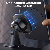 Joyroom JR-ZS400 magnetic car phone hoidja on the dashboard - must