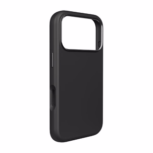 Чехол Puro Icon Mag Pro Liquid Silicone для iPhone 17 Pro, совместимый с MagSafe, с защитой камеры и алюминиевыми кнопками - чёрный