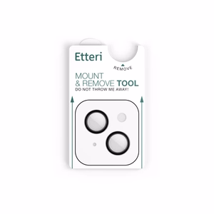 Etteri защита объектива камеры iPhone 15 / 15 Plus черный