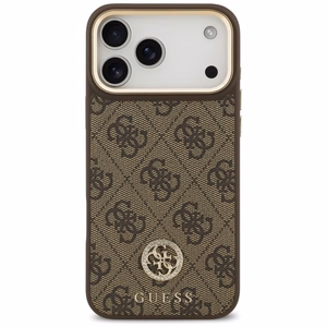 Guess 4G Strass Logo MagSafe Ümbris jaoks iPhone 17 Pro Max - Brown