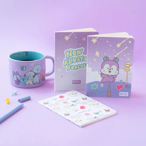 BT21 MANG A6 märkmike komplekt, 3 tk