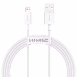 USB kaabel Baseus Superior from USB to Lightning 2.4A 1.5m valge CALYS-B02
