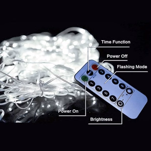Светодиодная штора (100 LED ламп) 3Mx1M без подвесок, холодный белый