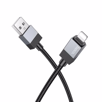 Kaabel USB A to Lightning Hoco 2,4A 1 m X110 must