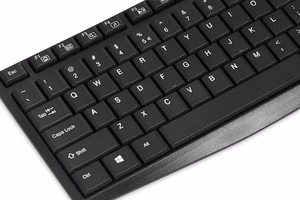 iBOX Eris USB klaviatuur, Must