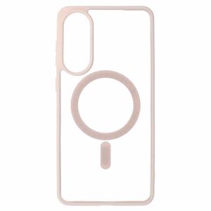 Acrylic Color Magsafe Ümbris jaoks Samsung Galaxy S25 Edge light roosa