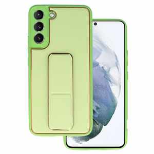 TEL PROTECT Leather Luxury Stand Case for Samsung Galaxy S22 Plus Mint