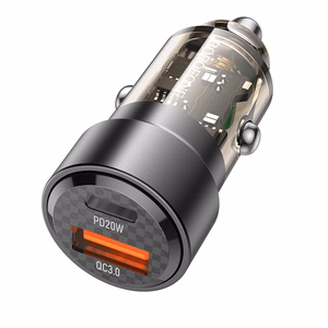 Car charger Borofone BZ20 PD20W+QC3.0 38W black