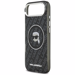 Karl Lagerfeld IML Karl Head Logo MagSafe ümbris mudelile iPhone 17 Air, must