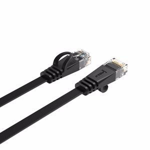 Orico PUG-C7B CAT7 10Gbps RJ45 Etherneti võrgukaabel interneti LAN lapik 20m - must