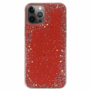 Brilliant Läbipaistev Ümbris jaoks Iphone 12 Pro Max Punane