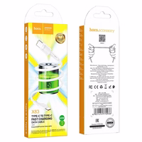 USB kaabel Hoco X83 60W Type-C to Type-C 1.0m valge