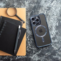 ELECTRO MAG COVER case compatible with MagSafe jaoks SAMSUNG A17 titanium sinine