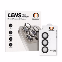 Tempered glass Tel Protect 3D Lens on camera jaoks Samsung Galaxy S23 must (lens 3 pieces)