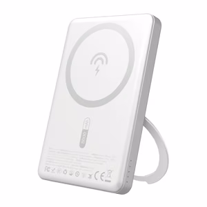 Dudao K28S 20W PD 5000mAh Powerbank MagSafe ja alusega - hõbedane