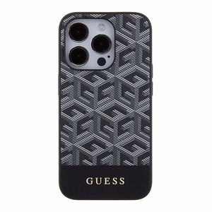 Guess GCube Stripes MagSafe ümbris jaoks iPhone 15 Pro Max - must