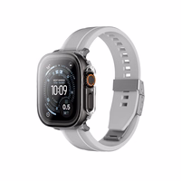 AmazingThing Radix Klaas Ekraanikaitse koos Ümbris jaoks Apple Kell UItra 3 49mm - läbipaistev