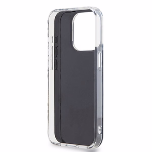 DKNY IML Checkered Mono Pattern ümbris jaoks iPhone 15 Pro Max - must