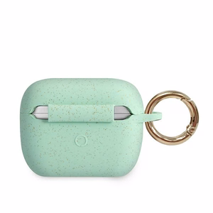 Guess GUACAPSILGLGN AirPods Pro kate roheline/roheline Silikoon Glitter