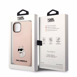 Karl Lagerfeld KLHCP14MSNCHBCP iPhone 14 Plus 6.7" hardcase roosa/roosa Silicone Choupette