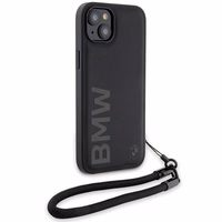 BMW Signature Leather Wordmark Cord Ümbris jaoks iPhone 15/14/13 - must