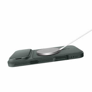 Spigen Optik Armor MagSafe Ümbris jaoks iPhone 17 Pro Max - Roheline