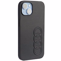 Audi Synthetic Leather iPhone 14 6.1" must/must hardcase AU-TPUPPCIP14-TT/D1-BK