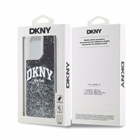 DKNY Liquid Glitter Big Logo iPhone 14 Pro Max Ümbris - Must
