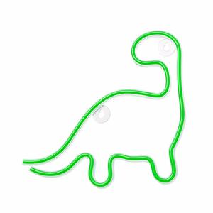 Neon LED Light DINOSAUR roheline NNE01 Neolia