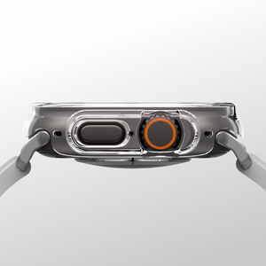 AmazingThing Minimal Kaitsev Ümbris jaoks Apple Kell UItra 3 49mm - läbipaistev