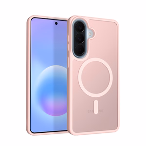 Crong Hybrid Matte Magnetic MagSafe ümbris seadmele Samsung Galaxy A57, roosa