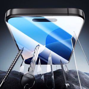 Закалённое стекло ESR Armorite для iPhone 16 Pro Max - с чёрной рамкой